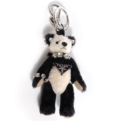 prada keychain men|prada teddy bear keychain.